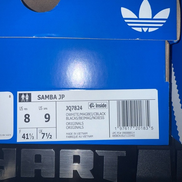 adidas Samba Sneakers in Beige and Black - Picture 5 of 6